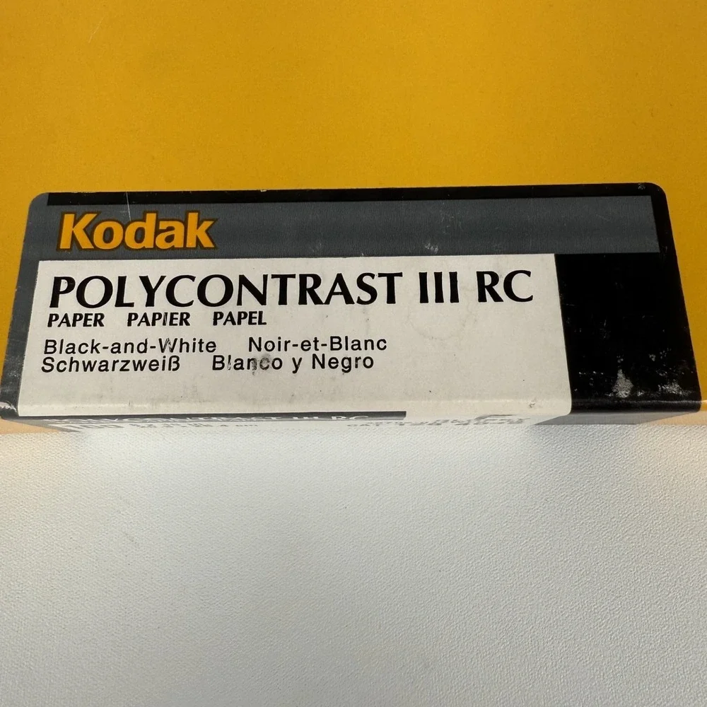 Vintage Kodak Polycontrast III RC F GLOSSY Photo Paper 8x10- 90 Sheets Open Box